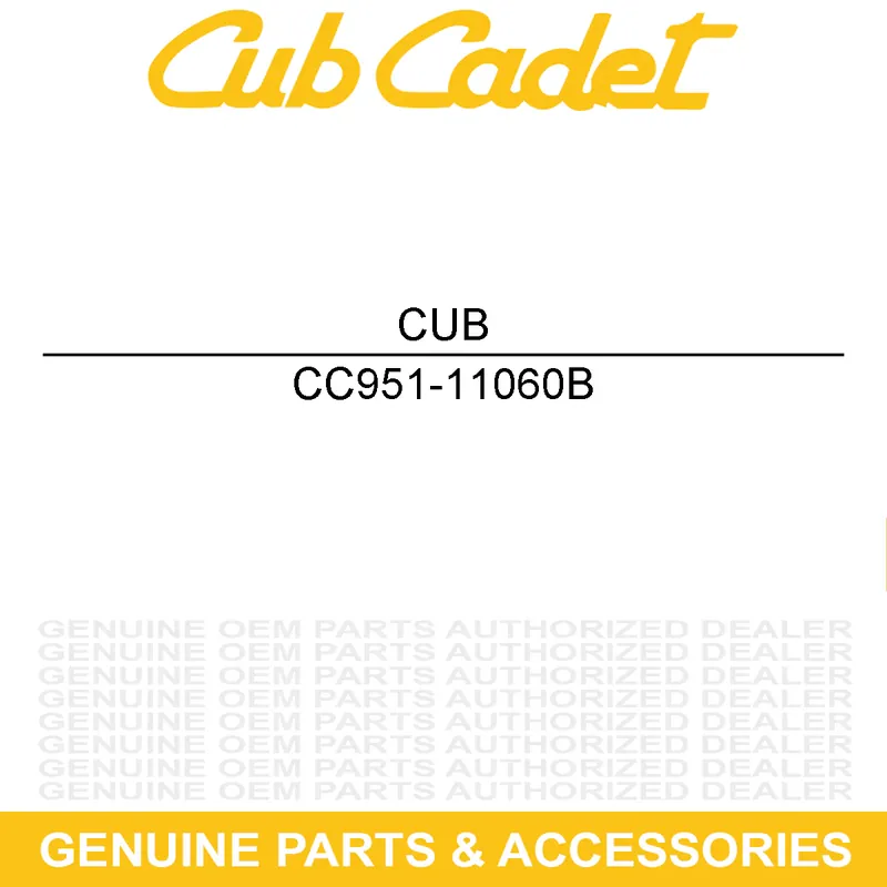 CUB CADET 951-11060B Shortblock Assembly Time-Limited