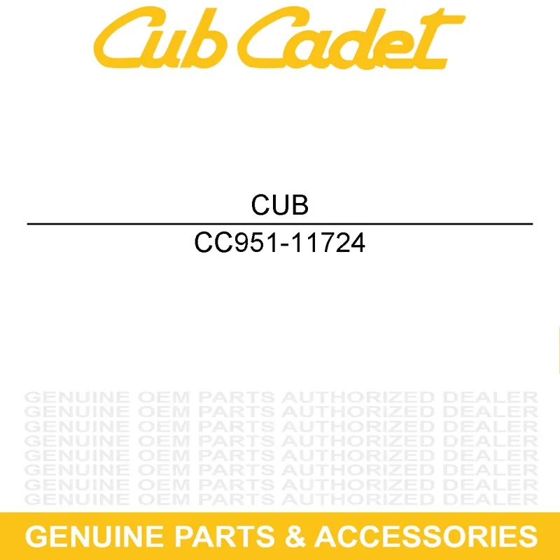 CUB CADET 951-11724 Starter/shroud Stud White/m6 X 73 In Demand