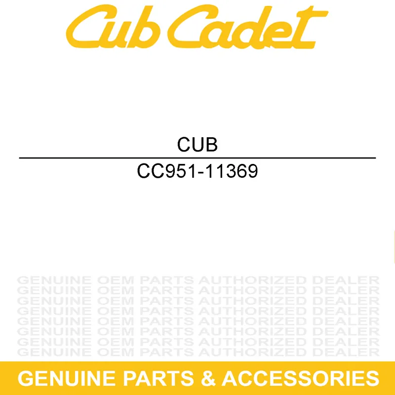 Direct From Factory CUB CADET 951-11369 Radial Ball Bearing 6205