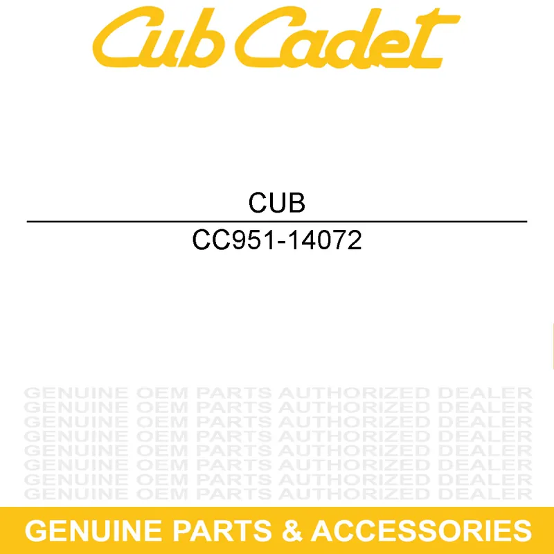 CUB CADET 951-14072 Hose Assembly Limited Time