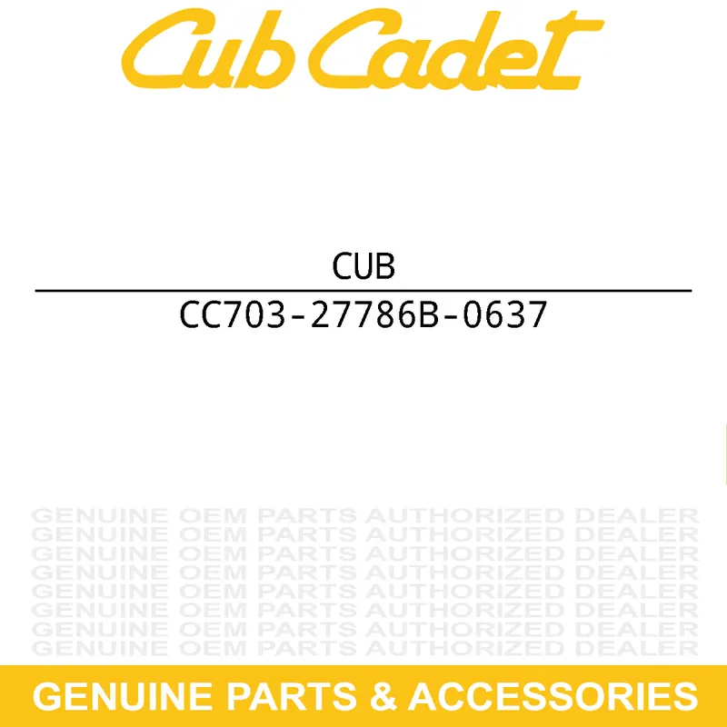 Cheap CUB CADET 703-27786B-0637 Cover -Fab Deck Rear