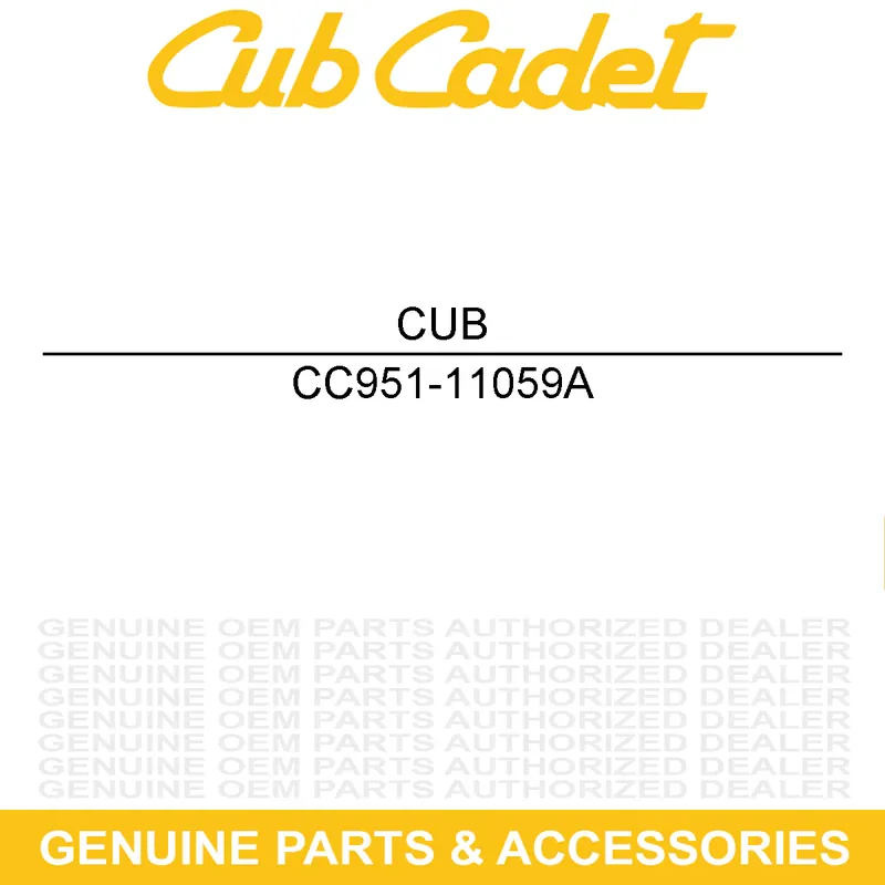 CUB CADET 951-11059A Complete Gasket Kit Direct From Factory