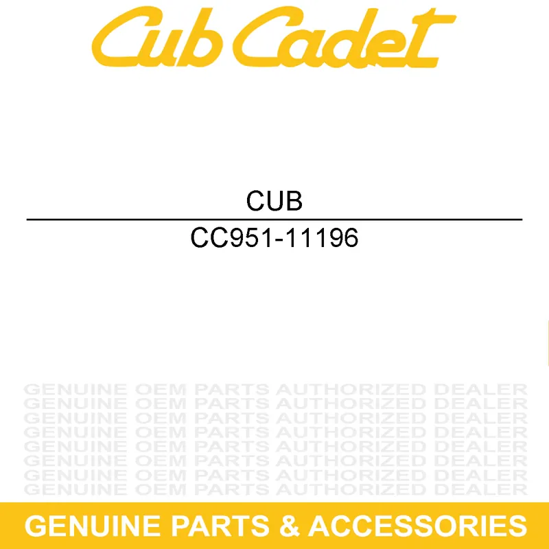 CUB CADET 951-11196 Electric Starter Don't Miss Out