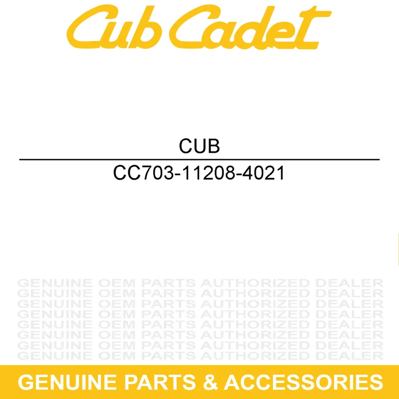 CUB CADET 703-11208-4021 DECK CHUTE BAFFLE Best Price