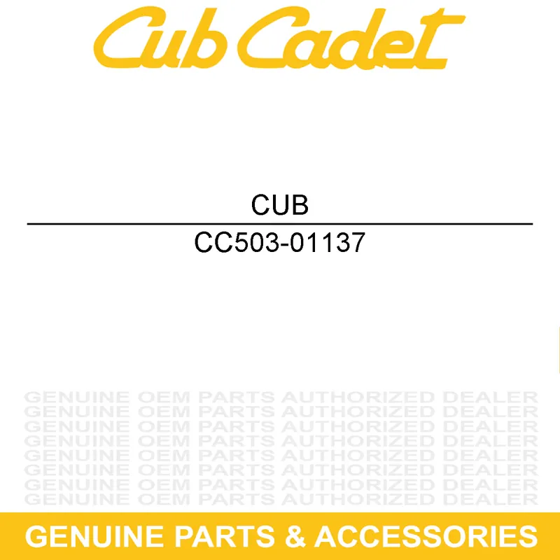 Instant Buy CUB CADET 503-01137 CIRCLIP