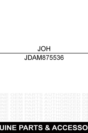 Brand New John Deere AM875536 Manifold