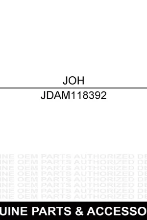 While Supplies Last John Deere AM118392 Seal