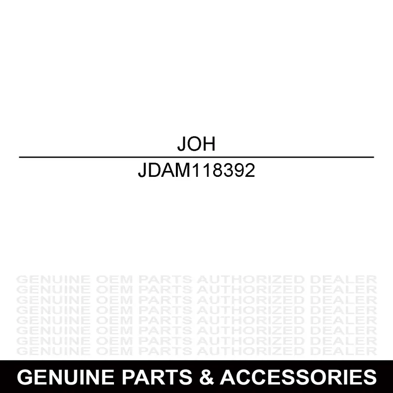 While Supplies Last John Deere AM118392 Seal