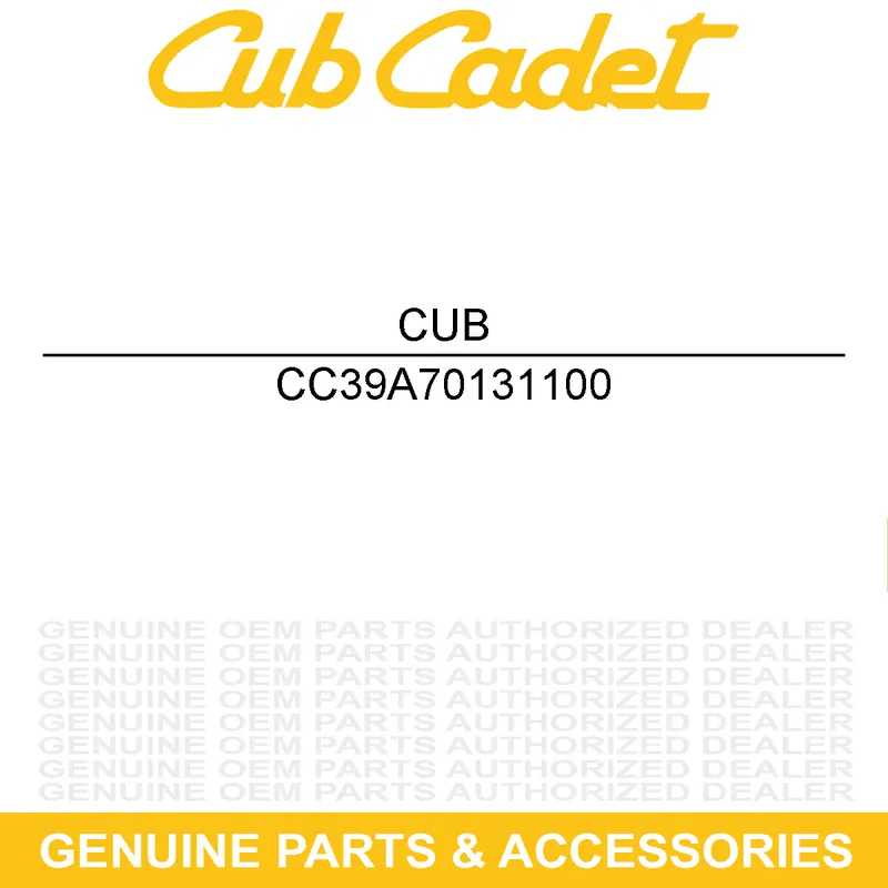 Brand New CUB CADET 39A70131100 Sound Bar