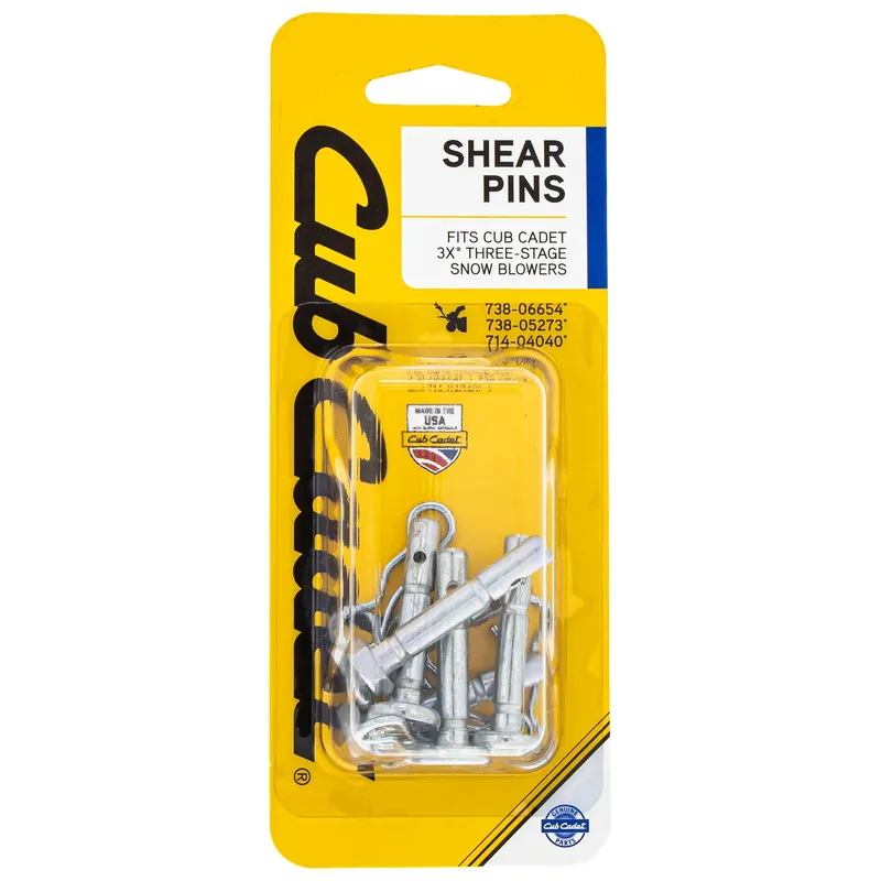 Clearance CUB CADET 490-241-C062 Shear Pin Set Kit