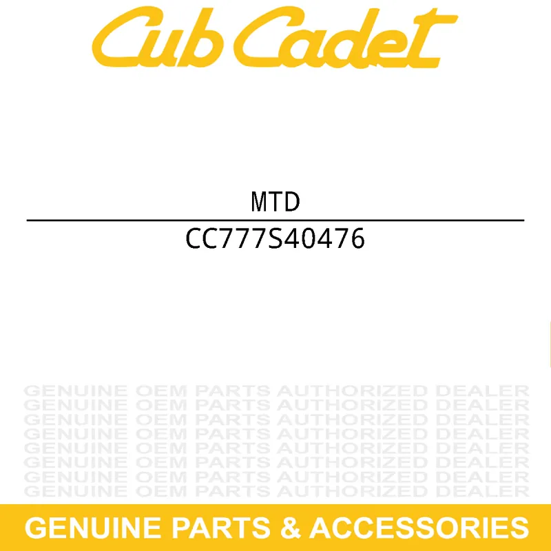 Price Drop MTD 777S40476 LBL-CRAFTSMAN DNGR