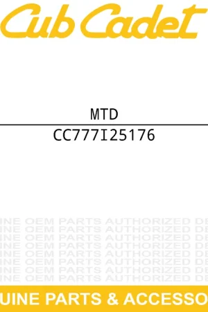 While Supplies Last MTD 777I25176 LABEL-HANDLE TRUE