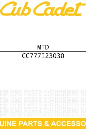 While Supplies Last MTD 777I23030 LABEL-SNOW PLASTIC