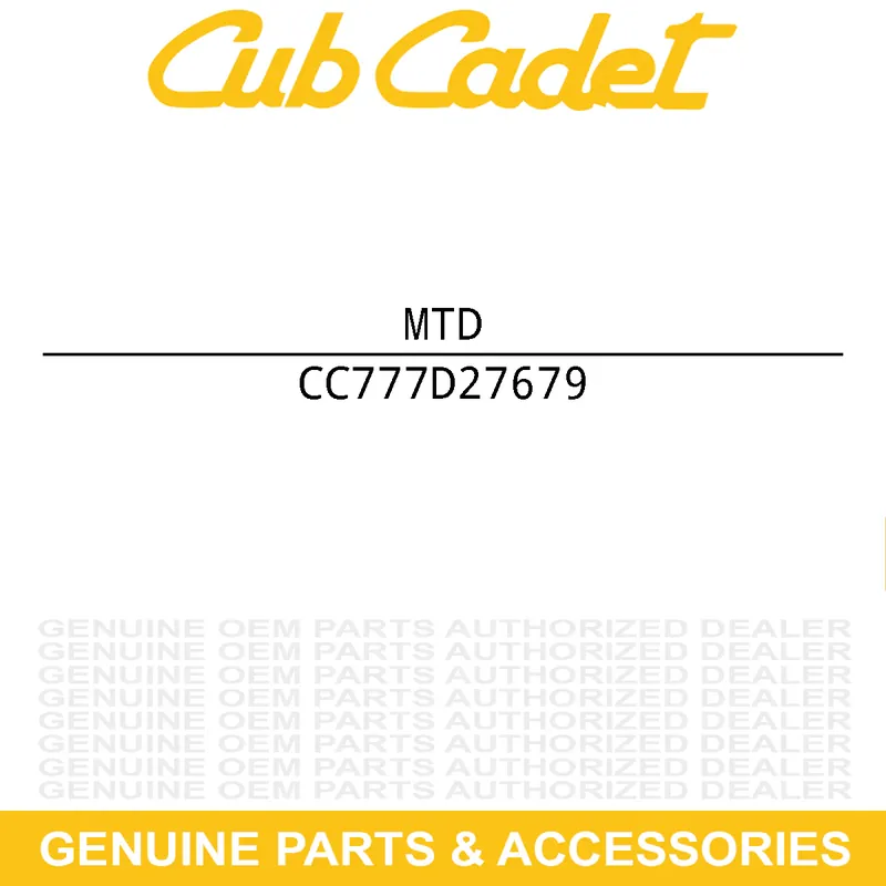 MTD 777D27679 LABEL-SNOW SS E SH Luxury