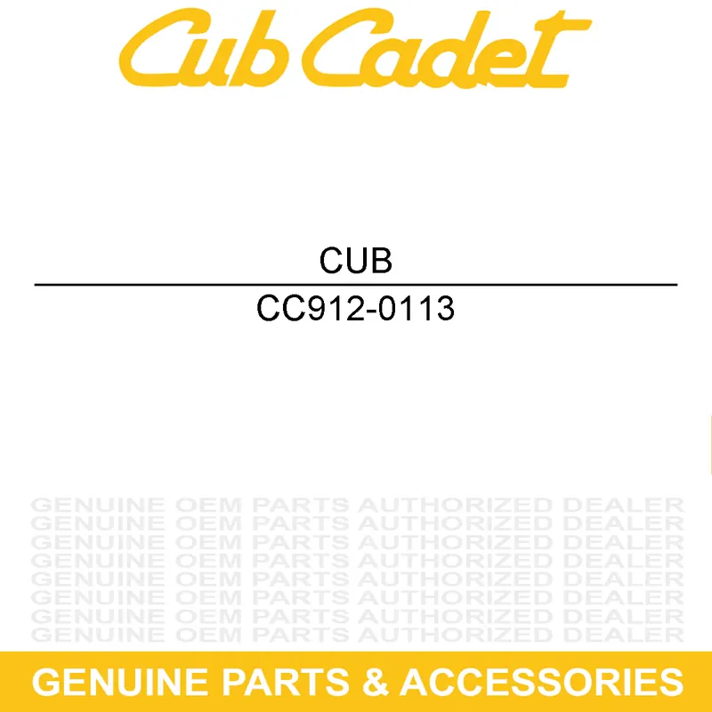 CUB CADET 912-0113 Solid Wing Nut Best Seller