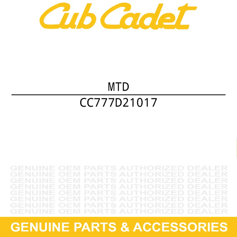 Sale MTD 777D21017 LBL-AUGER HSG 24"