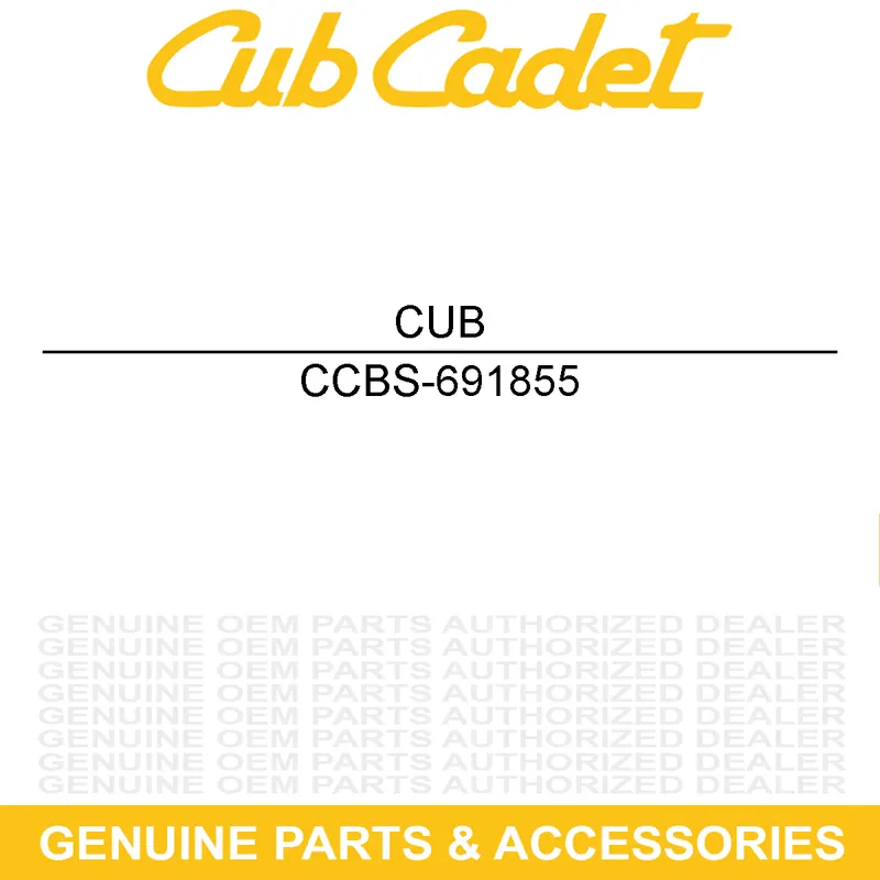 CUB CADET BS-691855 Friction Spring Crafted