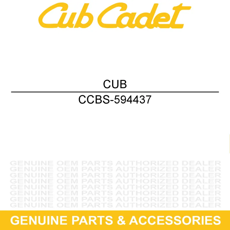 CUB CADET BS-594437 RING SET Fresh Stock