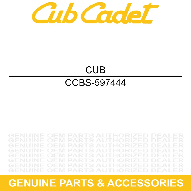 Bargain CUB CADET BS-597444 Choke Valve