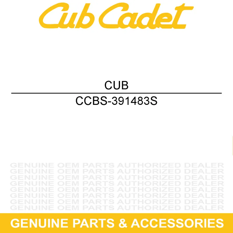 Weekend Sale CUB CADET BS-391483S Oil Seal