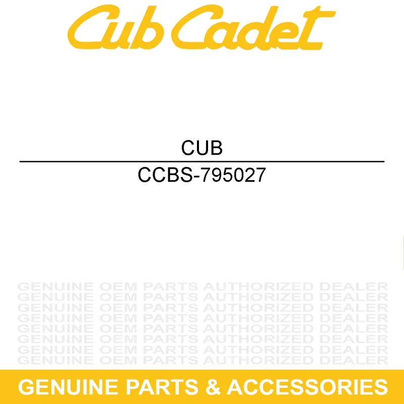 CUB CADET BS-795027 Fuel Tank Cap Cheap