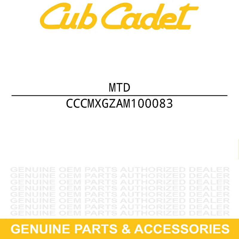 Same Day Shipping MTD CMXGZAM100083 BLD:6-IN-1:21":UNV