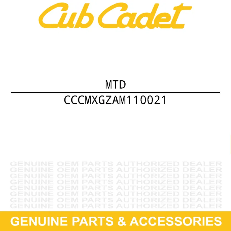MTD CMXGZAM110021 BLD:SET:42"MULCH Weekend Sale