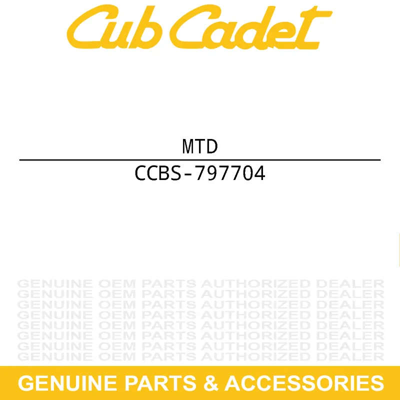 MTD BS-797704 PRE FILTER Weekend Sale