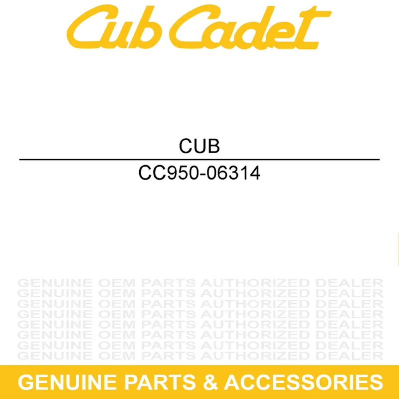 Budget CUB CADET 950-06314 IGNITION COIL SPAC