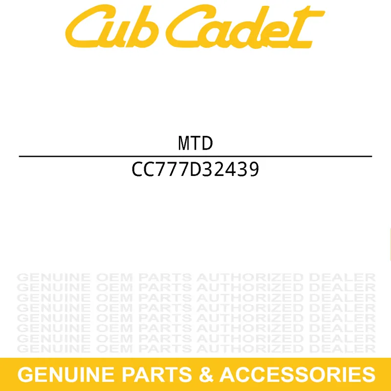 Super Sale MTD 777D32439 LBL-YRD MACH 17.5/