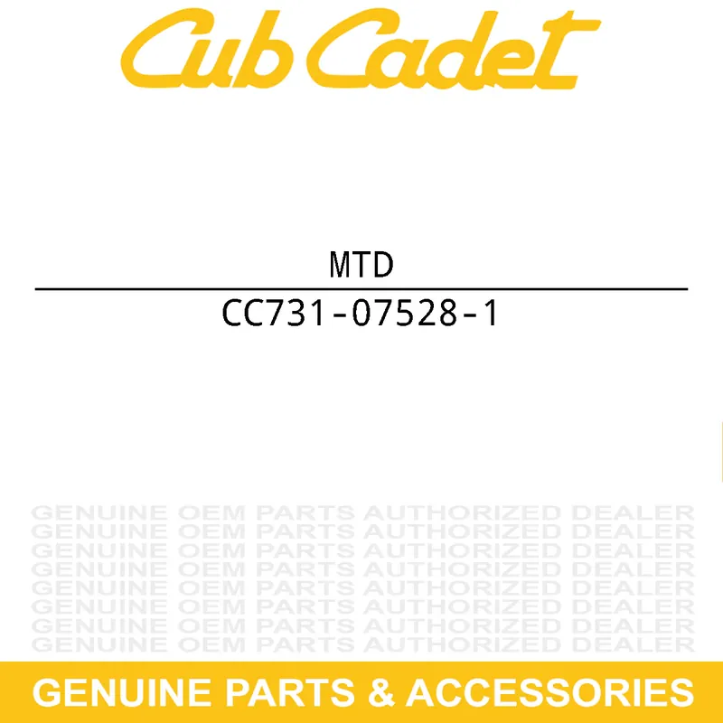 MTD 731-07528-1 CVR ENG TOP AC5 Special Discount