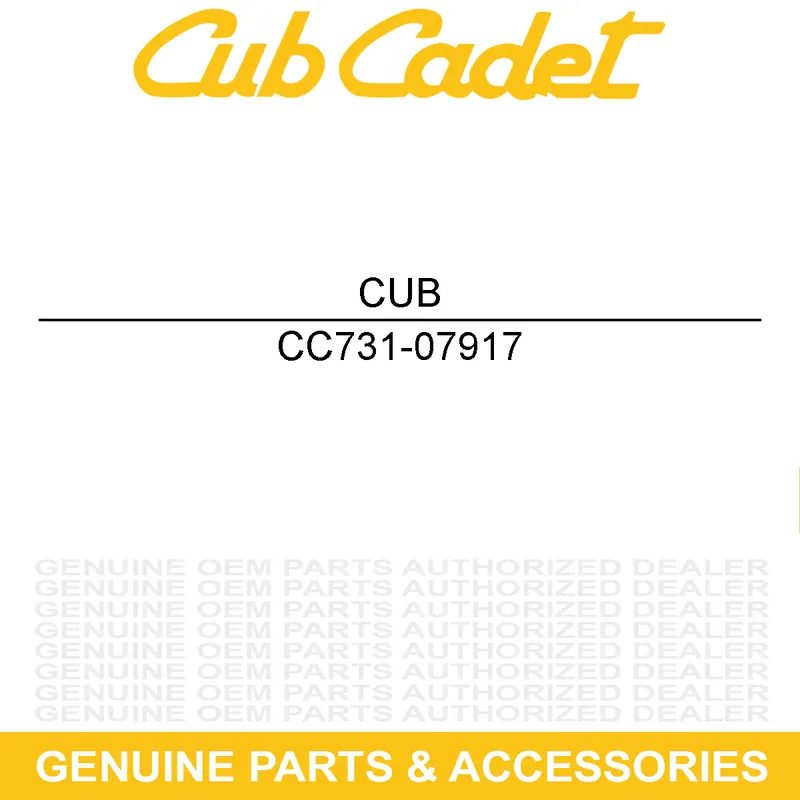 CUB CADET 731-07917 LVR-CRUISE/PRK BRA Trusted Brand