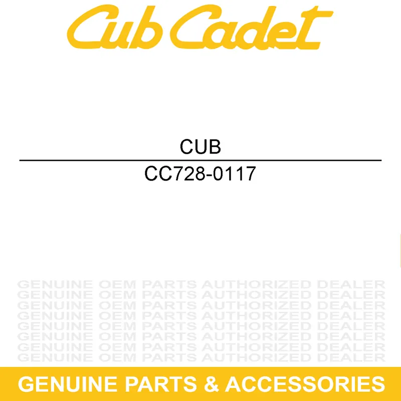 CUB CADET 728-0117 RIVET-POP .125#42 Limited Offer