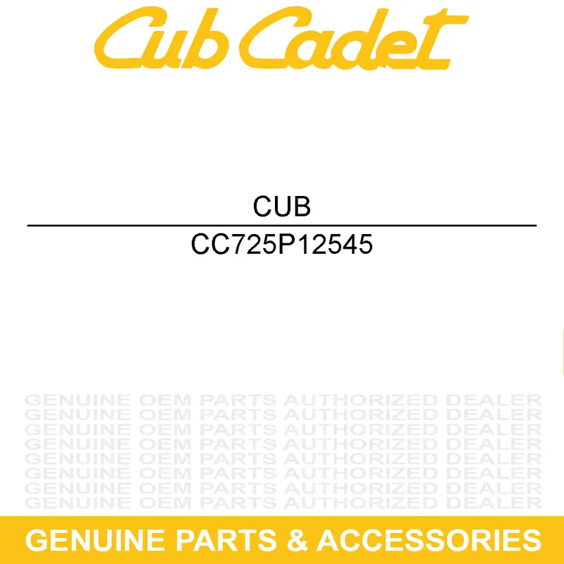 Flash Sale CUB CADET 725P12545 HARNESS-DIAGNOSTIC