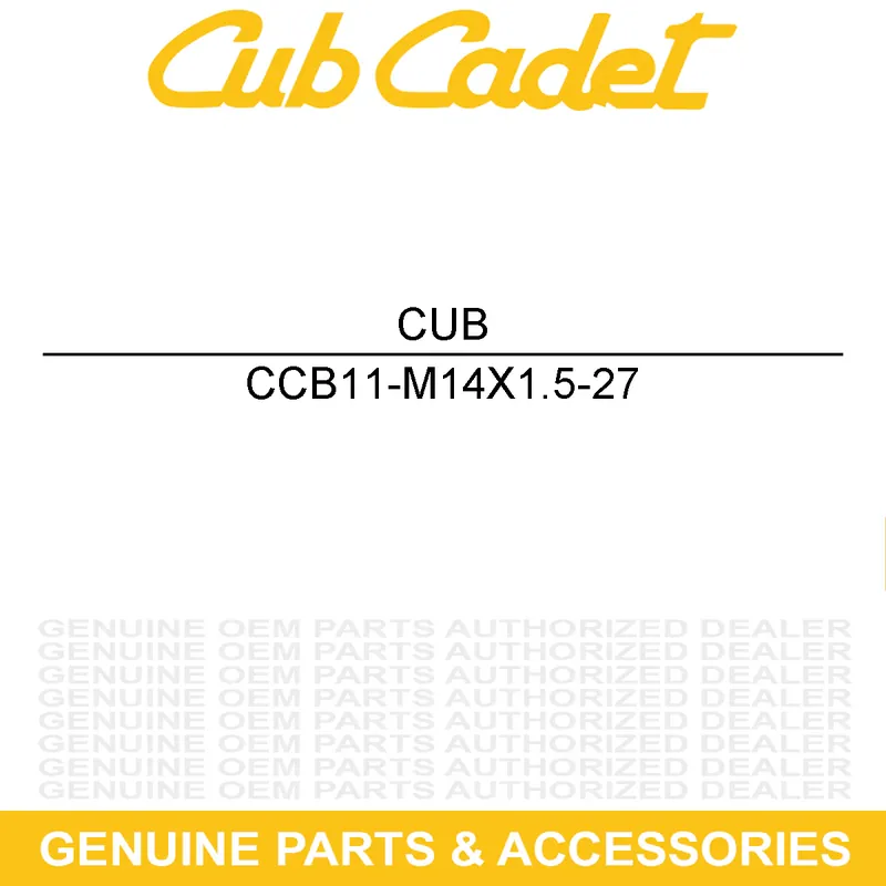CUB CADET B11-M14X1.5-27 NUT M14X1.5 High Quality