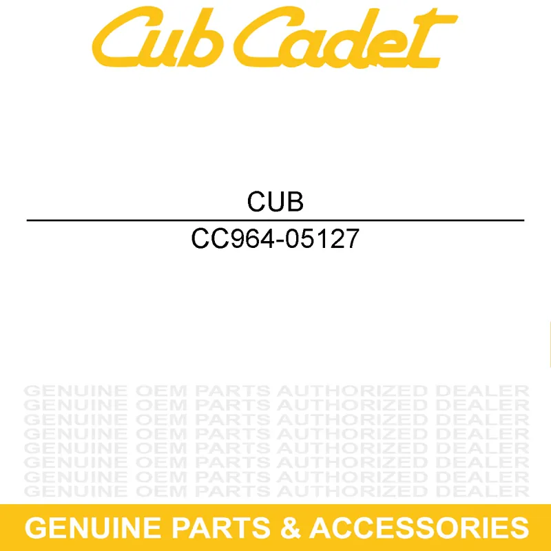CUB CADET 964-05127 GRASS BAG - CUB AW Top Pick