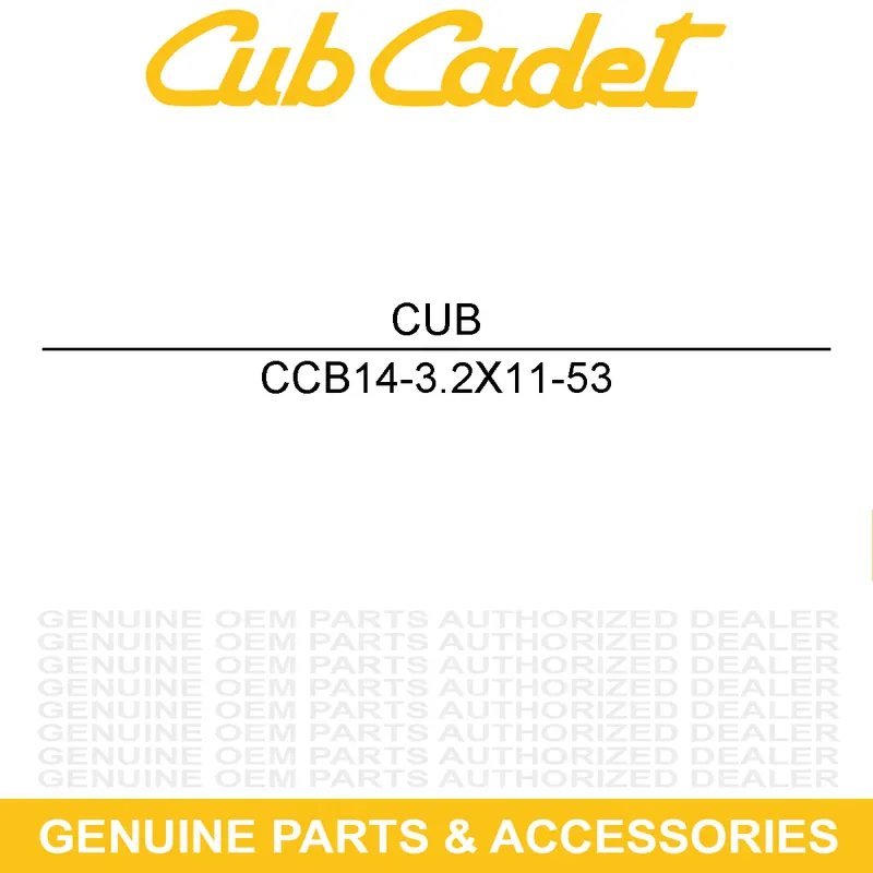 CUB CADET B14-3.2X11-53 RIVET 3.2X11 Best Choice
