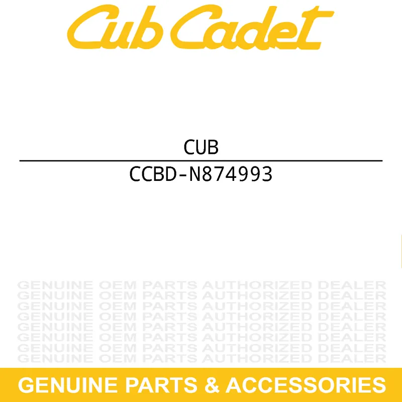 CUB CADET BD-N874993 Housing Cover Best Price