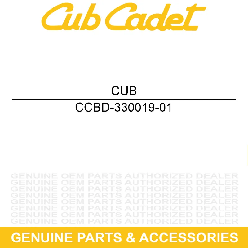 Discount CUB CADET BD-330019-01 SCREW-M3.5X9.5-T15