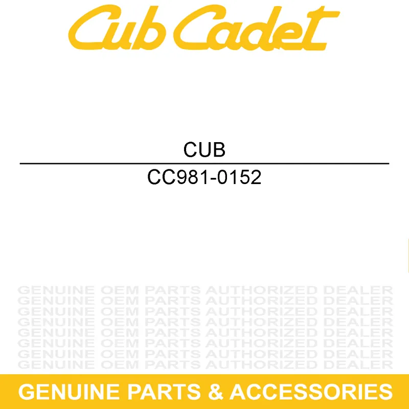 Free Returns CUB CADET 981-0152 Impeller Assembly