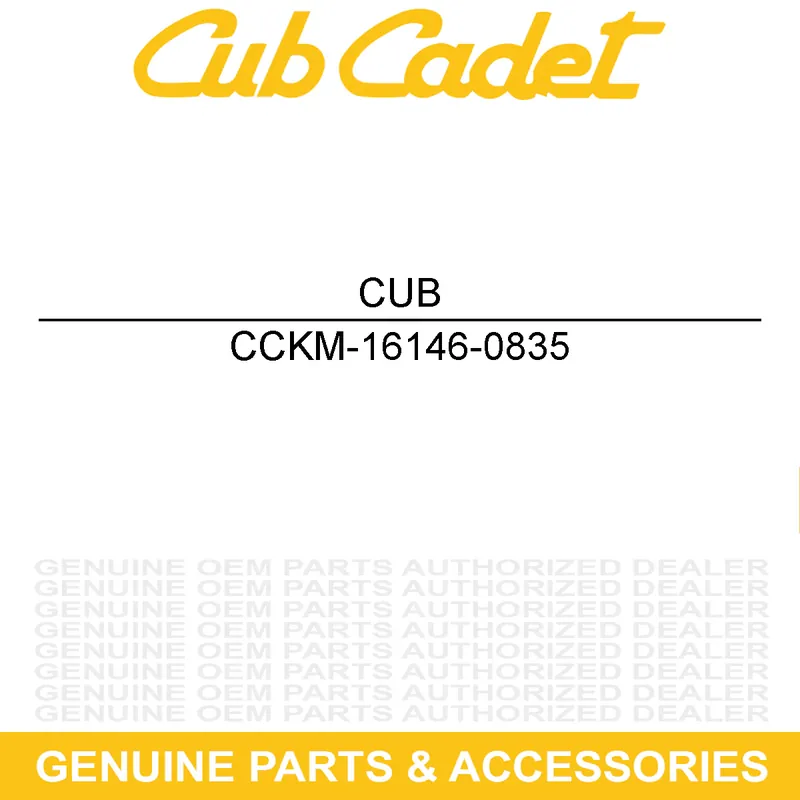 CUB CADET KM-16146-0835 COVER-ASSY #2 Best Choice