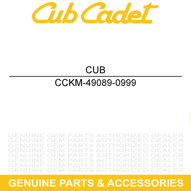Hot Deal CUB CADET KM-49089-0999 SHROUD-ENGINE #1