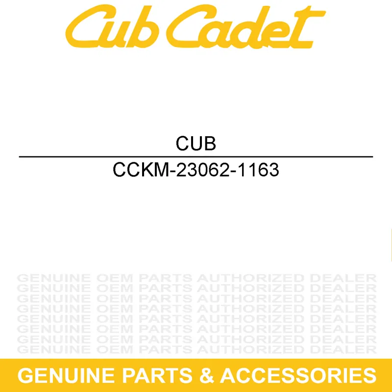 Best Choice CUB CADET KM-23062-1163 Bracket