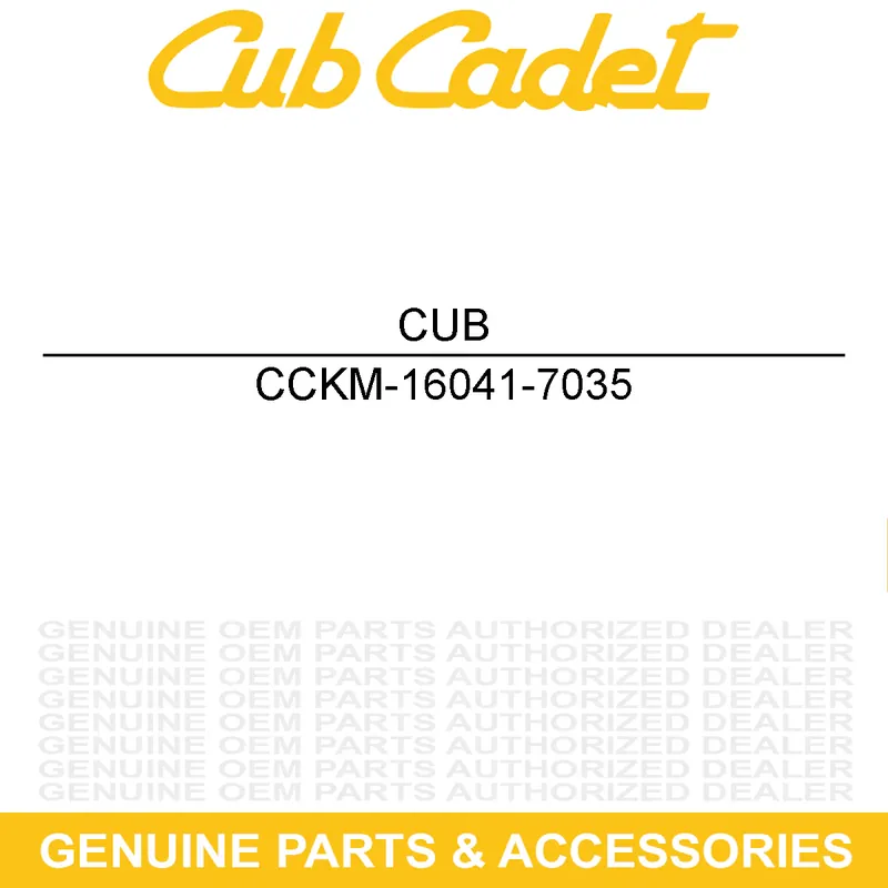 Hot Picks CUB CADET KM-16041-7035 SHAFT-CARB CHOKE