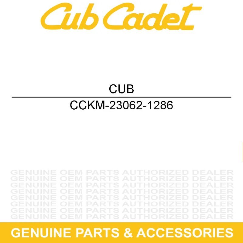 Direct From Factory CUB CADET KM-23062-1286 Bracket