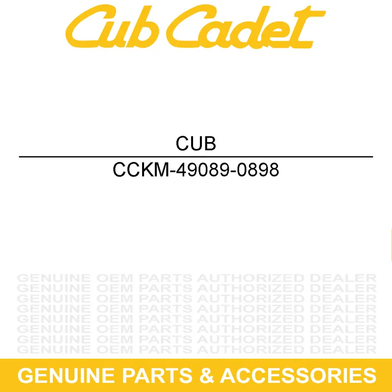CUB CADET KM-49089-0898 SHROUD-ENGINE- #1 Fan Favorite