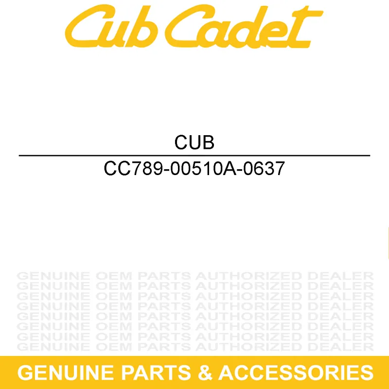 CUB CADET 789-00510A-0637 Powder Black Blade Pivot Lever Discount