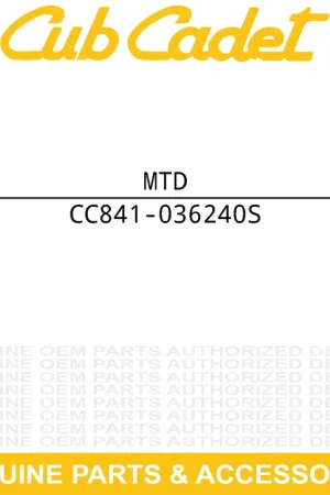 While Supplies Last MTD 841-036240S HD ASM CTN JR LH