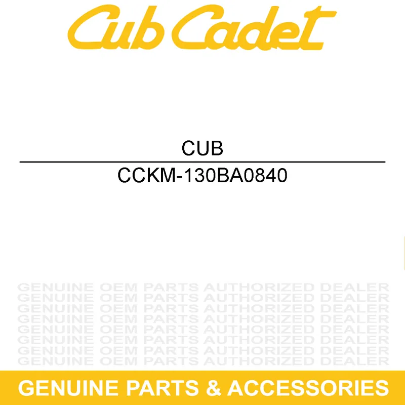 CUB CADET KM-130BA0840 Flanged Bolt Save Now