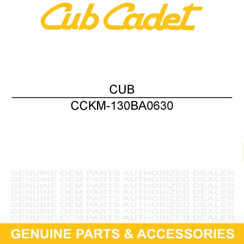 Fast Shipping CUB CADET KM-130BA0630 Flanged Bolt 6X30
